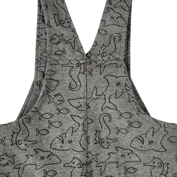 PEKKLE Overall Shorts Shark Size 18 M - Picture 6 of 8